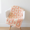 Adorable Bunny Granny Square Baby Blanket Free Crochet Pattern