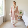 Blush Romance Granny Square Robe Free Pattern