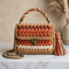 Earthy Terracotta Boho Braided Purse Free Crochet Pattern