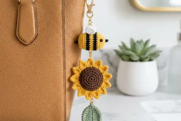 Frosted Winter Butterfly Charm Free Crochet Pattern