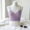 Lavender Summer Crop Top Free Crochet Pattern