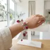 Peach Blossom Orchard Charm Bracelet Free Crochet Pattern