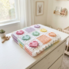 Rainbow Pastel Heart Granny Square Blanket Free Crochet Pattern