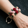 Romantic Rose Garden Bracelet Free Crochet Pattern
