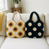 Sunflower and Daisy Granny Square Tote Free Crochet Pattern