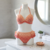 Sunset Ombre Shell Crochet Bikini Free Pattern