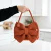Terracotta Bow Bag Free Crochet Pattern