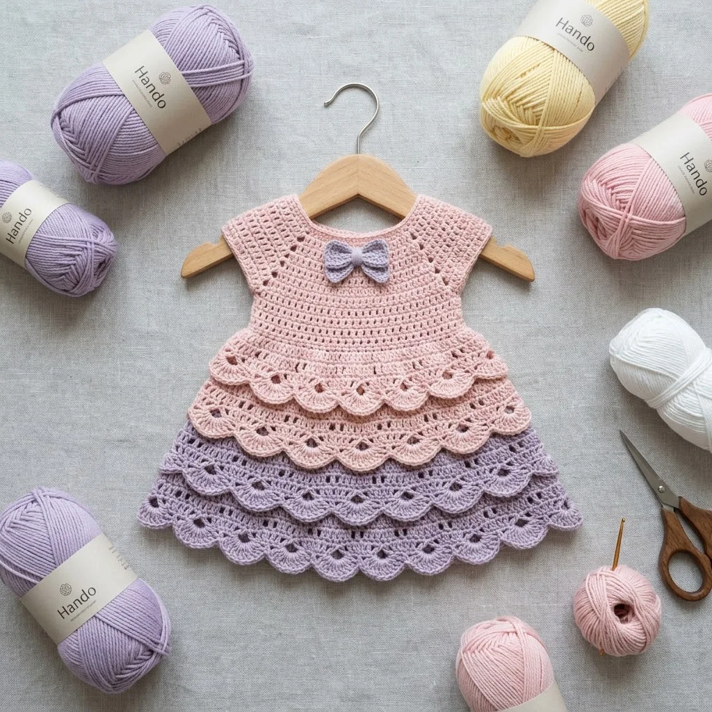 Tiered Ruffle Baby Dress Pattern