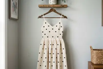 Cream Heart Crochet Sundress Free Crochet Pattern