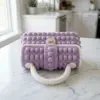 Lavender Bobble Evening Bag Free Crochet Pattern