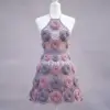 Lavender Rose Halter Dress Free Crochet Pattern