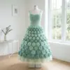 Mint Garden Party Crochet Dress Free Crochet Pattern