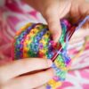 crocheting a blanket