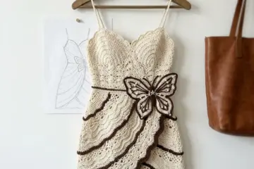 Butterfly Bodice Crochet Dress Free Pattern