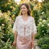 Elegant Lace Rose Shawl Free Crochet Pattern