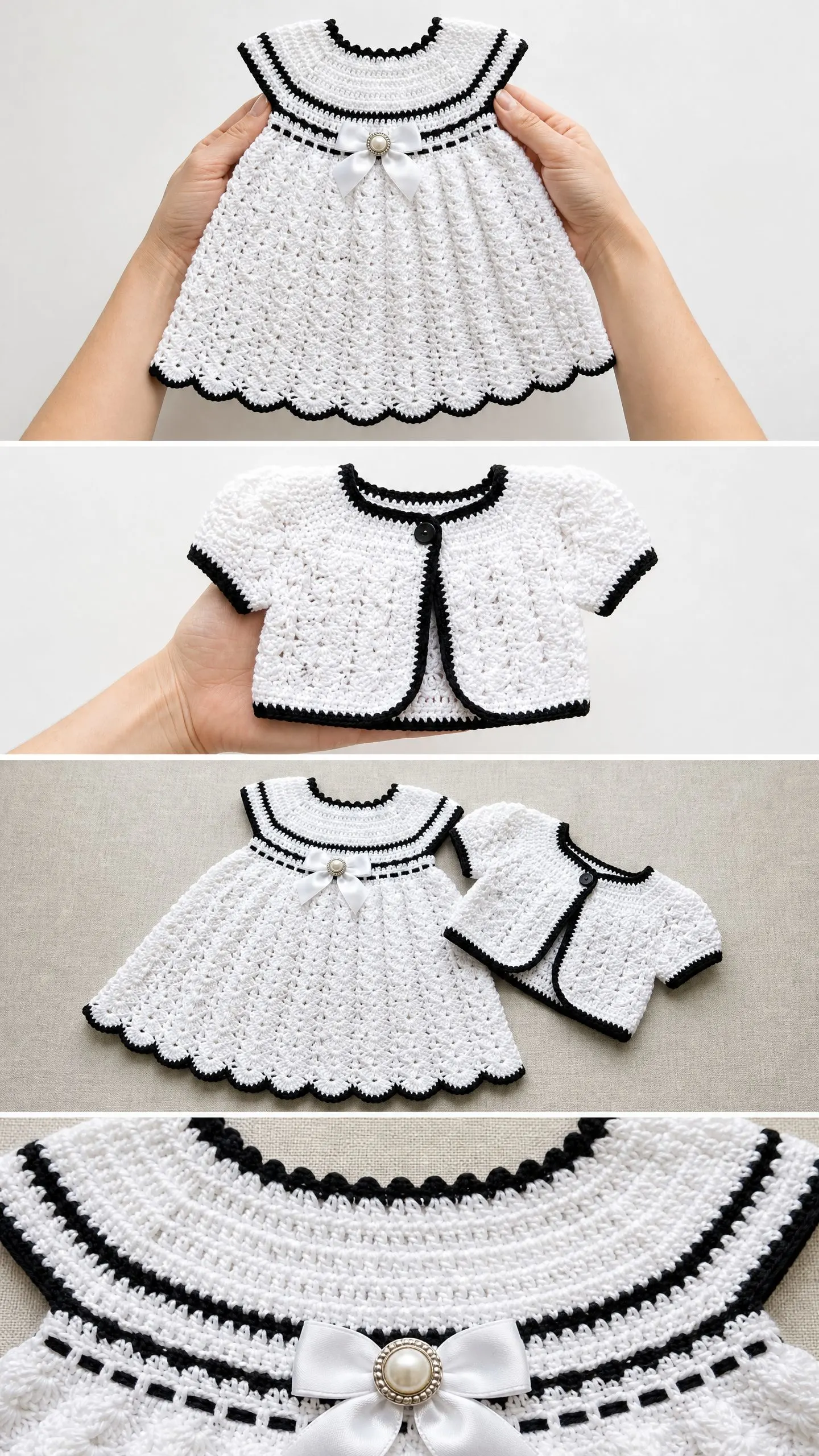 Juliana Baby Dress Free Crochet Pattern