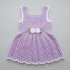 Lavender Rose Baby Dress Free Crochet Pattern