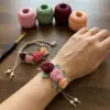 Mini Rose Garden Bracelet Free Crochet Pattern