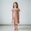 Pink Pineapple Lace Dress Free Crochet Pattern
