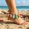 Rainbow Charm Anklet Free Crochet Pattern