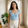 Sweetheart Cable Stitch Crop Top Free Crochet Pattern