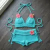 Tropical Hibiscus Bikini Set Free Crochet Pattern