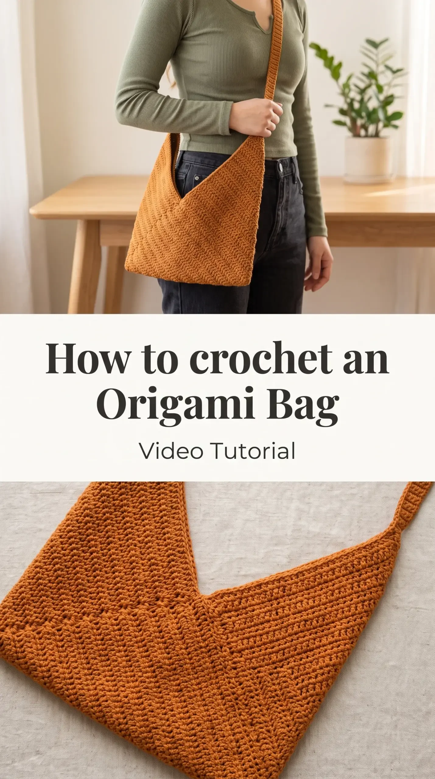 Crochet Origami Bag: A Chic and Versatile Accessory