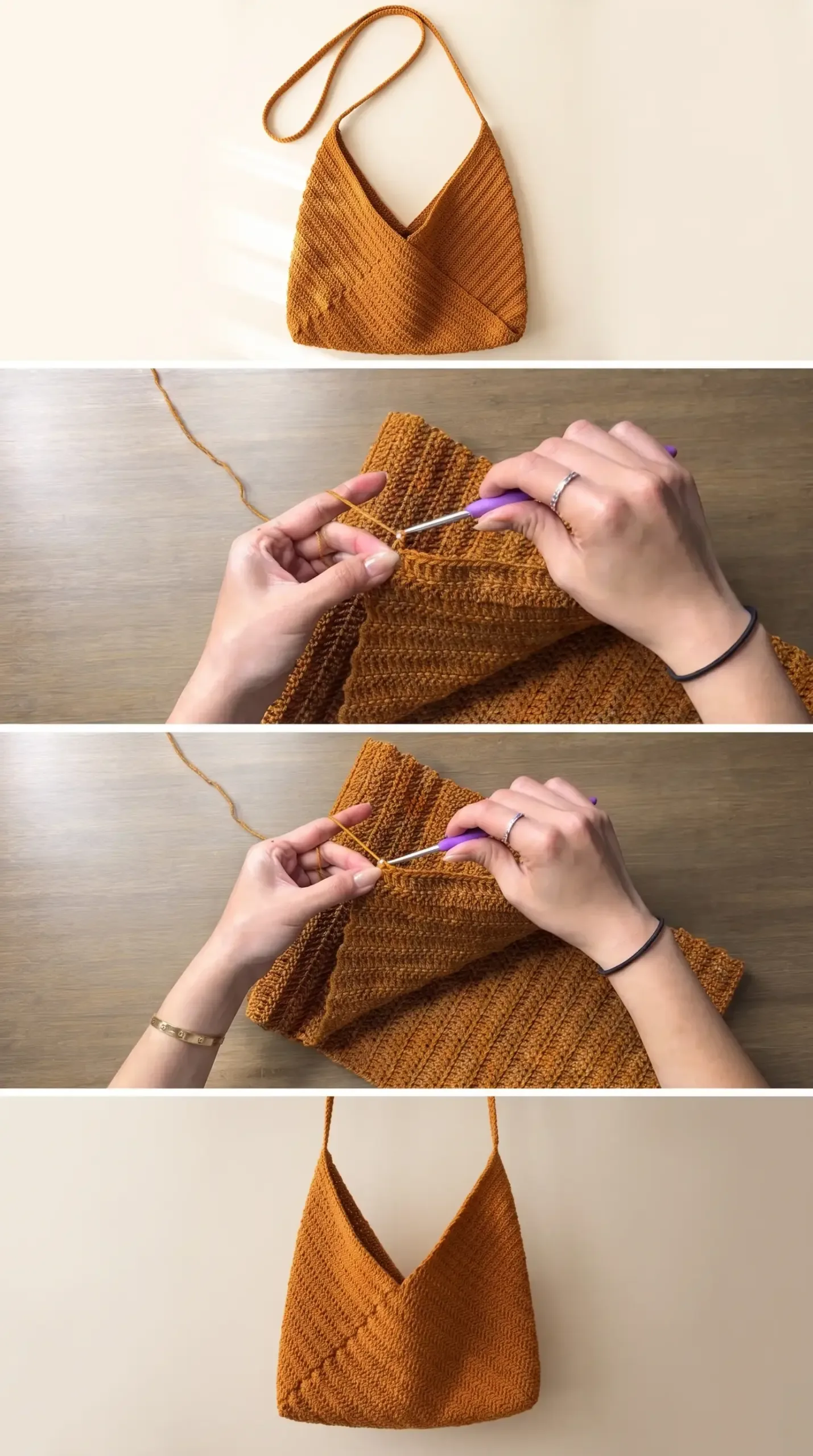 Crochet Origami Bag: A Chic and Versatile Accessory pattern